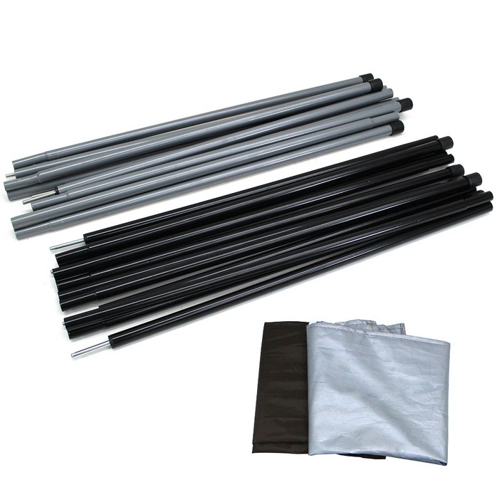 캠프21 타프 보조폴대 세트, 4개, 4개