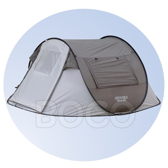 코베아 캠핑용 팝업텐트 베이지  캠핑 차박 원터치 그늘막 텐트