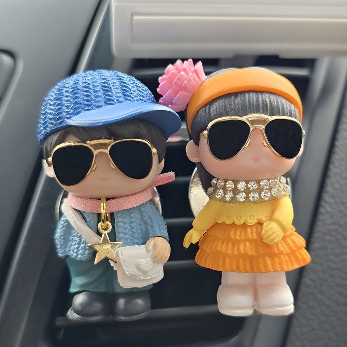 로즈하오 카퍼퓸 블링블링초커인형 2개  블랙체리 향 1개, 1세트