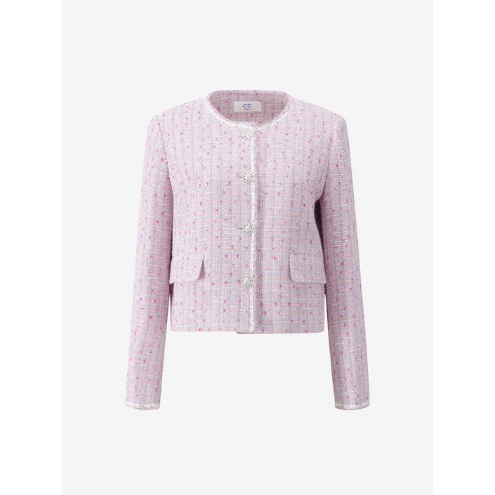 씨씨콜렉트 중계점 블레이드 포인트 트위드 자켓 E251MSF115 여성 봄 자켓