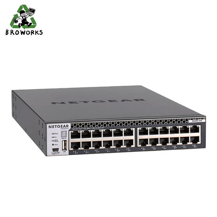 넷기어 XSM4324CS [Full L3 / 10Gbps 24Port UTP or 10Gbps 4Port SFP / Desk or Rack Type]