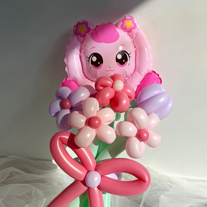 DIY 요술 풍선 하츄핑 꽃다발 by 파티아일랜드, 1개 DIY 요술 풍선 하츄핑 꽃다발 by 파티아일랜드, 1개