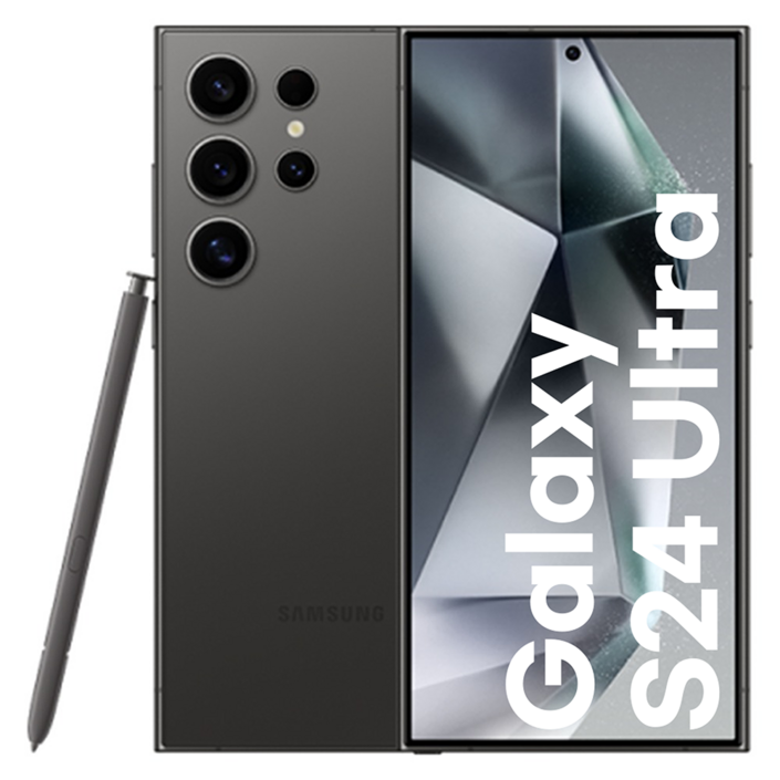 삼성 갤럭시 S24울트라 중고 공기계 핸드폰, 512GB, 티타늄 블랙S급