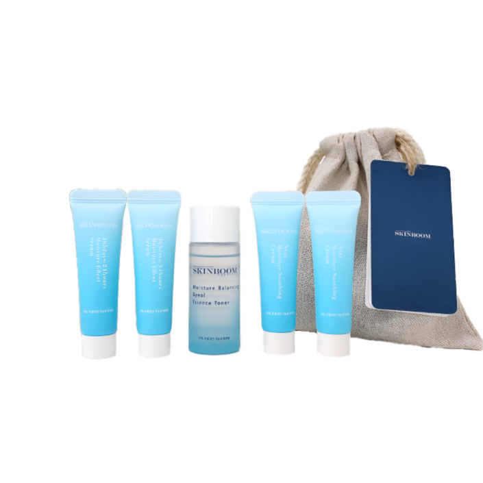 스킨붐 체험화장품 3종 세트 토너 세럼 크림 n 여행용화장품, 1개