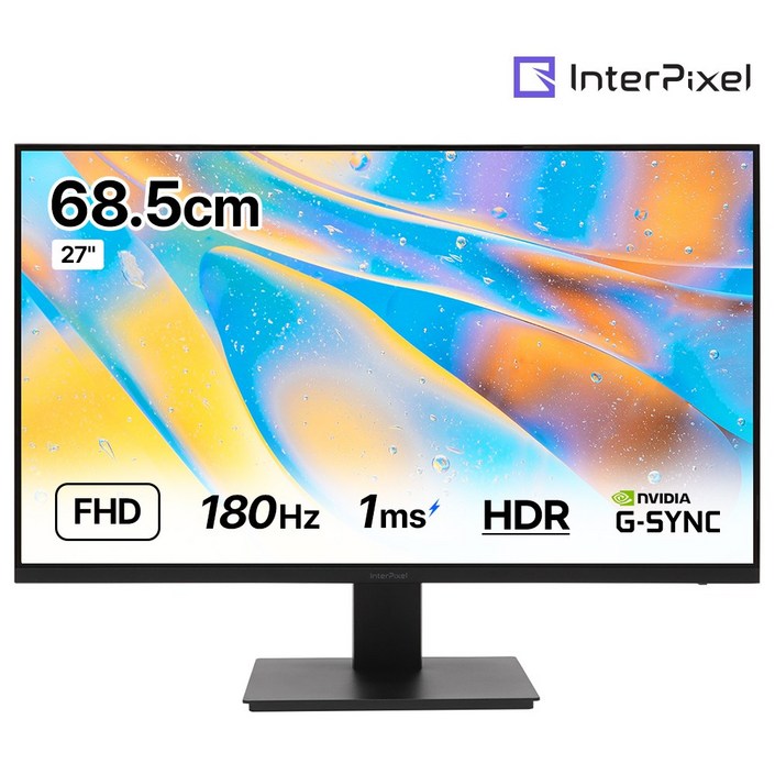 인터픽셀 IP2744 FHD 180Hz 27인치 게이밍 모니터, IP2744일반, 68.5cm