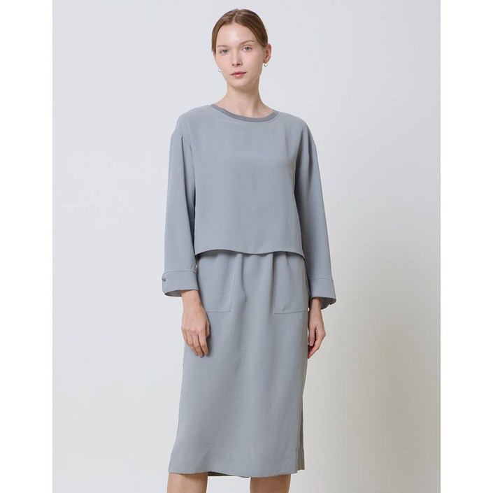 레노마레이디 본사직영 탑 레이어드 원피스CC11OP030