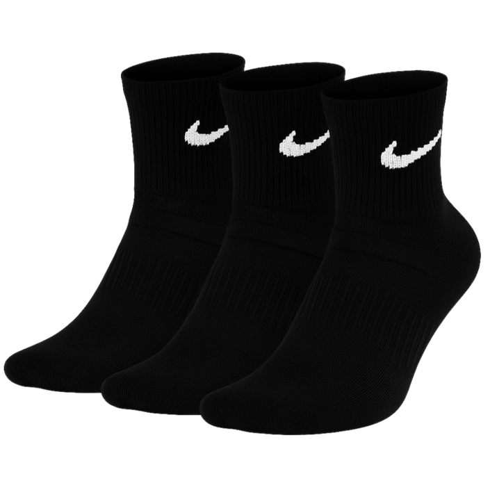 나이키 에브리데이 쿠션 중목삭스 SX7667-010 3켤레 1팩