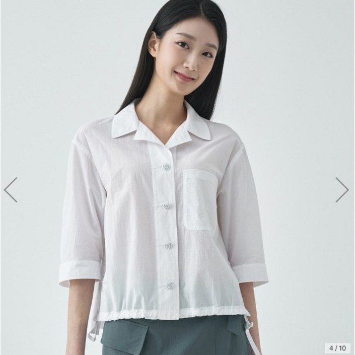지센 파격할인 여성 오픈카라 스트링 아우터형 블라우스 색상3종 지센 파격할인 여성 오픈카라 스트링 아우터형 블라우스 색상3종