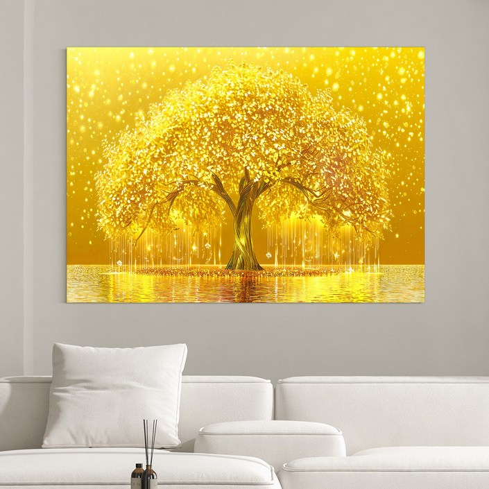 인메이블 돈들어오는 골드 황금 돈나무 액자 10종 거실 복도 인테리어 그림 개업 집들이 선물