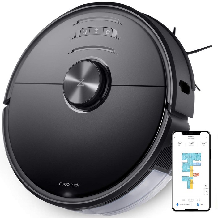 Roborock S6V52-04 ROBOROCK S6MaxV 청소 로봇 (검정)
