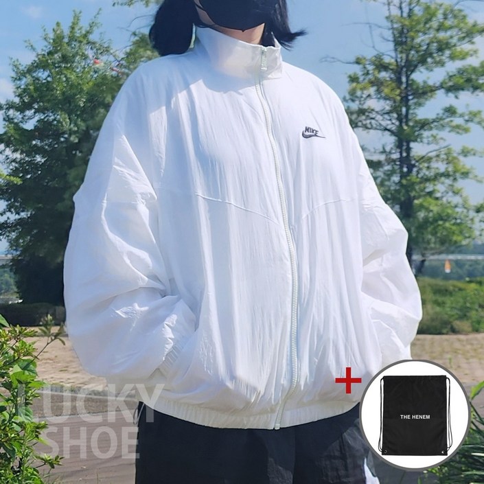 나이키 여성 집업 바람막이 자켓 점퍼 THE HENEM 짐색 증정