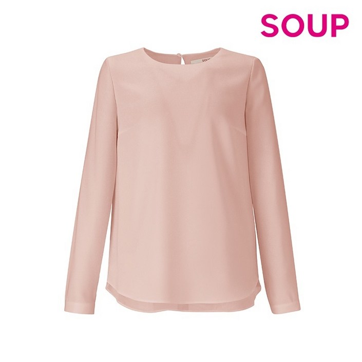 SOUP SOUP 레이어드 라운드 블라우스 SY9LS90