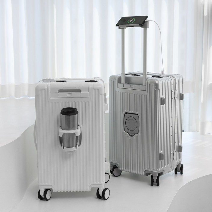 판매자특가 베르지아 확장형 하드캐리어 기내용캐리어 무게측정 USB충전 앞포켓 20인치 24인치 28인치
