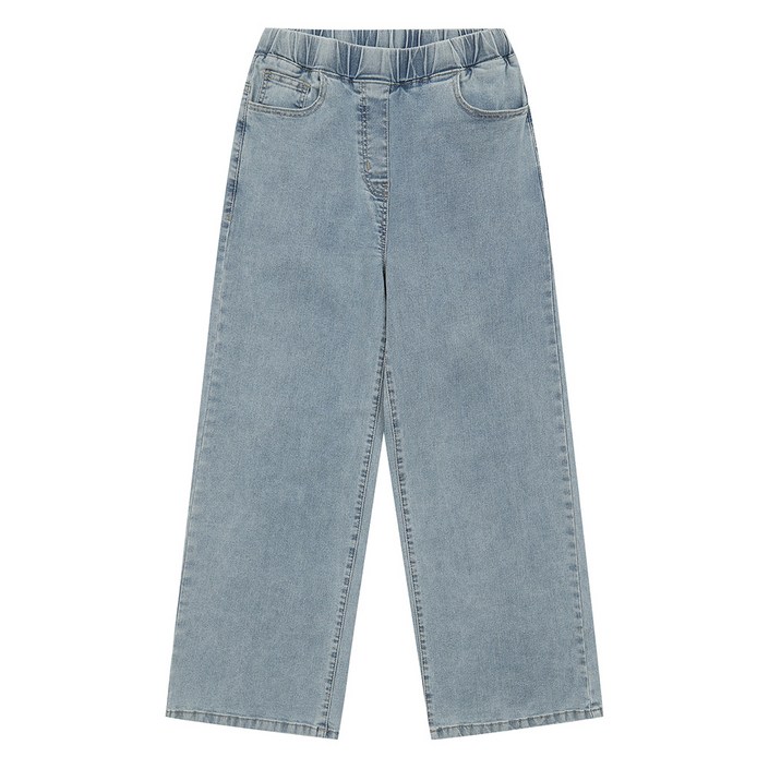 소이 부평점 여름 청긴바지할인   와이드핏으로 편하게 멋스럽게 입기좋은 밴딩 진바지