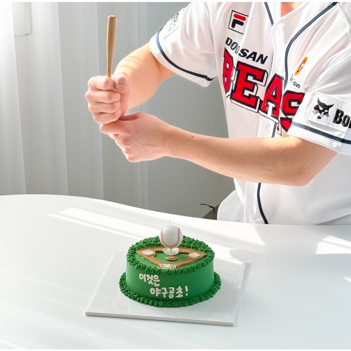 하피블리 야구공초야구배트 토퍼 세트 야구 케이크초, 1세트, 야구공초세트