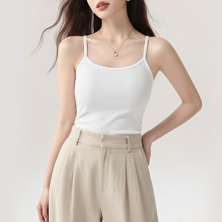 엘빈리빙 모달 스판 끈나시 3p 세트