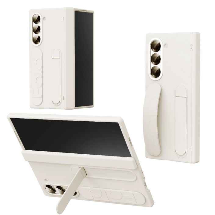 리네시 갤럭시 Z 폴드 힌지보호 풀커버 그립 스탠드 케이스