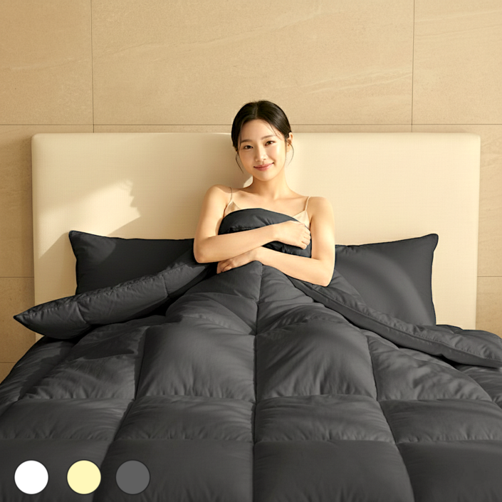 엣지홈 호텔 사계절 차렵 이불 항균 숙면 봄 이불 간절기 먼지없는 피그먼트 워싱 슈퍼 싱글 퀸 킹