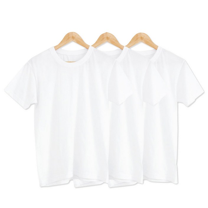 슬로비 국산 순면 남녀공용 반팔 티셔츠 3팩 - 쇼핑뉴스