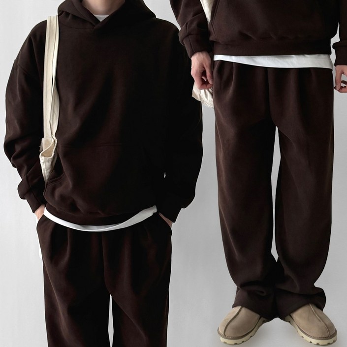 세트가격 빠델 베베 골덴 코듀로이 양털안감 후드티 와이드팬츠 핀턱 스트링 트레이닝 츄리닝 셋업