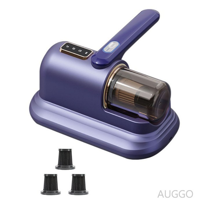 AUGGO 12V UV 무선 살균 침구 청소 진드기 제거기 YD868