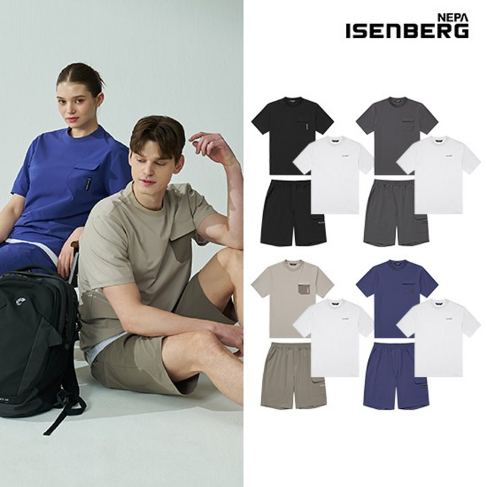 [네파이젠벅] 25SS 셋업+반팔티셔츠 (유니)