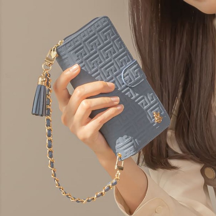 노을컴퍼니 갤럭시S24울트라 S928 베르베르 핸드폰 지퍼 지갑케이스 5가지 다양한컬러 8장카드수납 지폐수납공간3곳