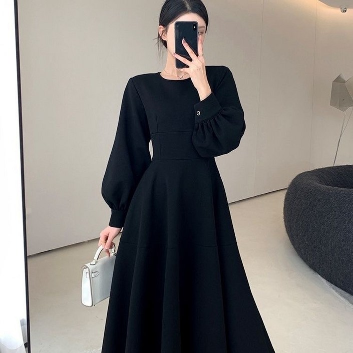 루스리더 여성 패션 라운드넥 루즈핏 원피스 V213