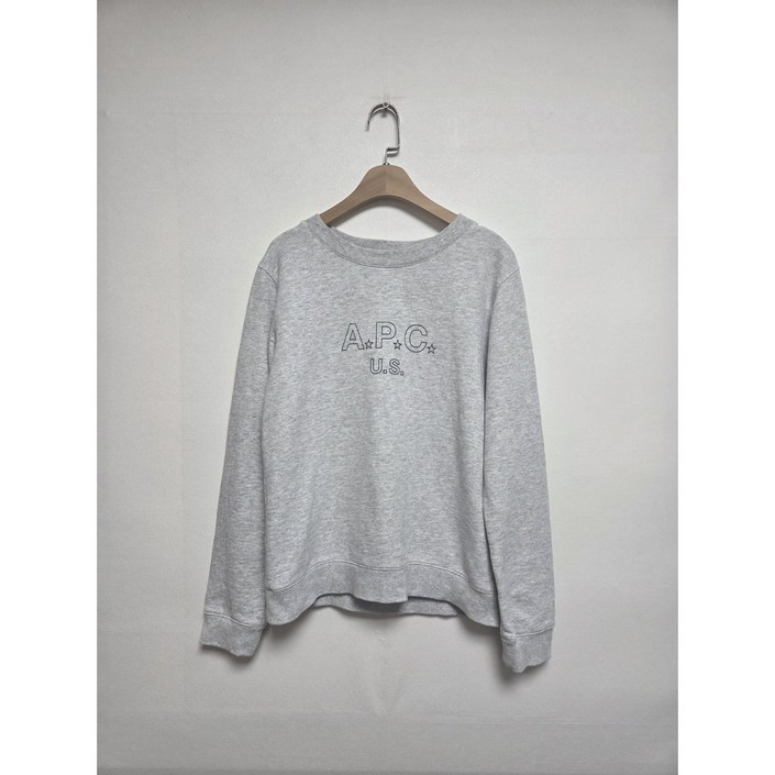 빈티지 APC 아페쎄 여성 맨투맨 연그레이S