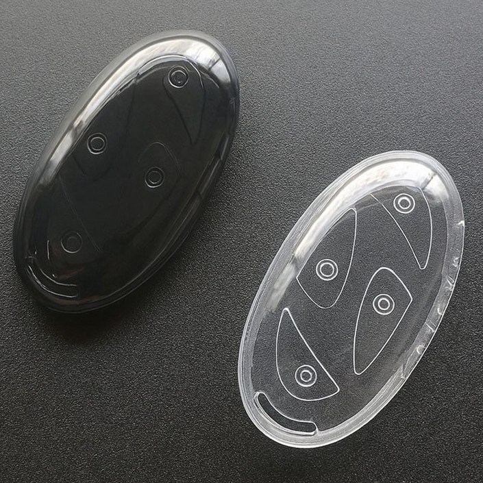 (1+1)라임리빙 현대 호환 차키케이스 자동차 키케이스 투명