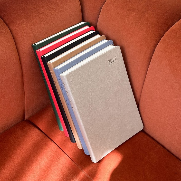 프랭클린플래너 26년 캐주얼플래너 언데이티드 25절 먼슬리 다이어리 6컬러 LOGROG, 웜블랙