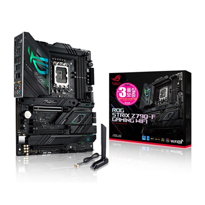 ASUS ROG STRIX Z790F GAMING WIFI STCOM 에이수스 컴퓨터 PC 게이밍 메인보드 인텔 13세대 랩터레이크 12세대 엘더레이크 CPU추천