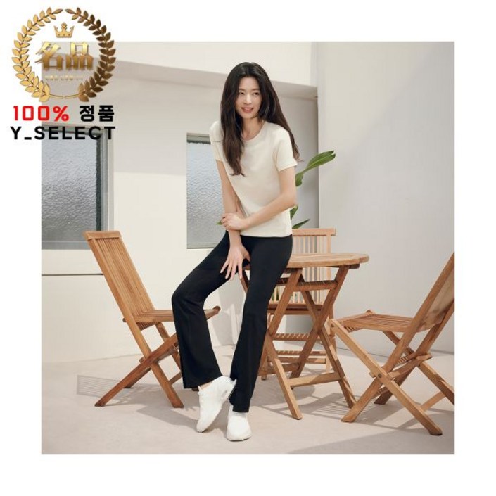 안다르 에어쿨링 프론트 슬릿 부츠컷 레깅스 숏 블랙 안다르 에어쿨링 프론트 슬릿 부츠컷 레깅스 숏 블랙