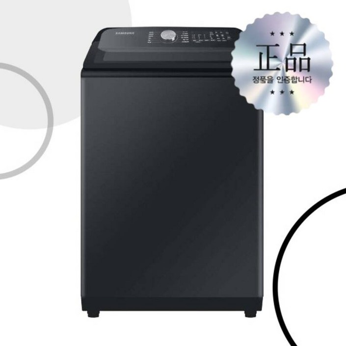 삼성전자 주 삼성 그랑데 통버블 일반세탁기 21kg WA21A8376KV 282914