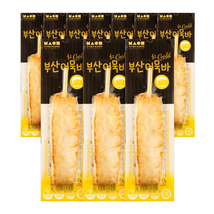 부산어묵 모짜렐라 치즈듬뿍 어묵바, 10개, 70g