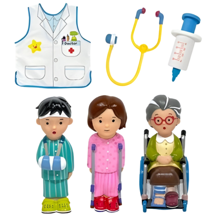 어나더토이 장애 인형 소프트종합병원놀이세트 장애인 인식 개선 편견 다름의 존중 어린이집평가인증, 1개