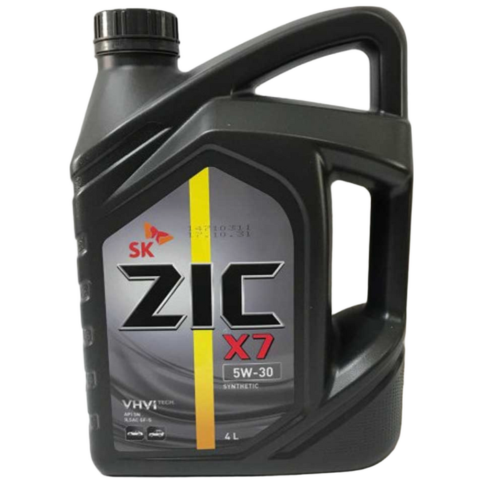kixx ZIC 지크 X7 5W30 4L 가솔린용 프리미엄 엔진오일, 1개