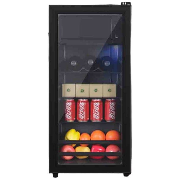 한설 가성비 미니냉장고 저소음 사무실 소형 냉동고 원룸 레트로 가정용 1도어, 118L