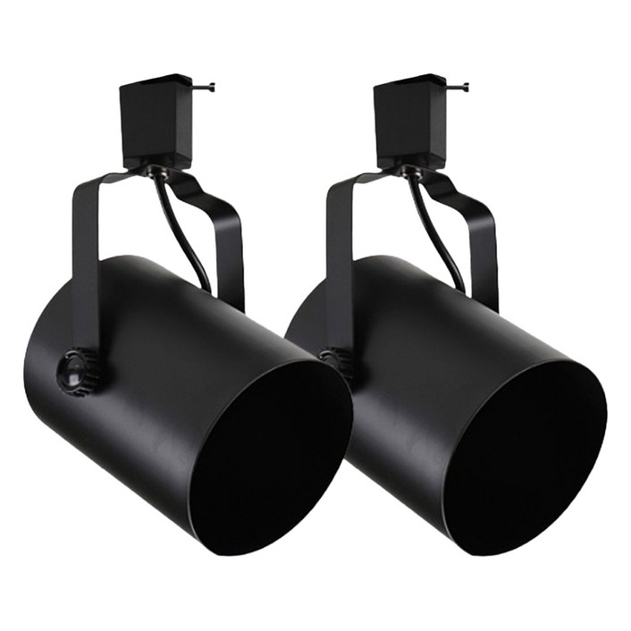 비츠온 레일등 원통파30, 블랙, 2개