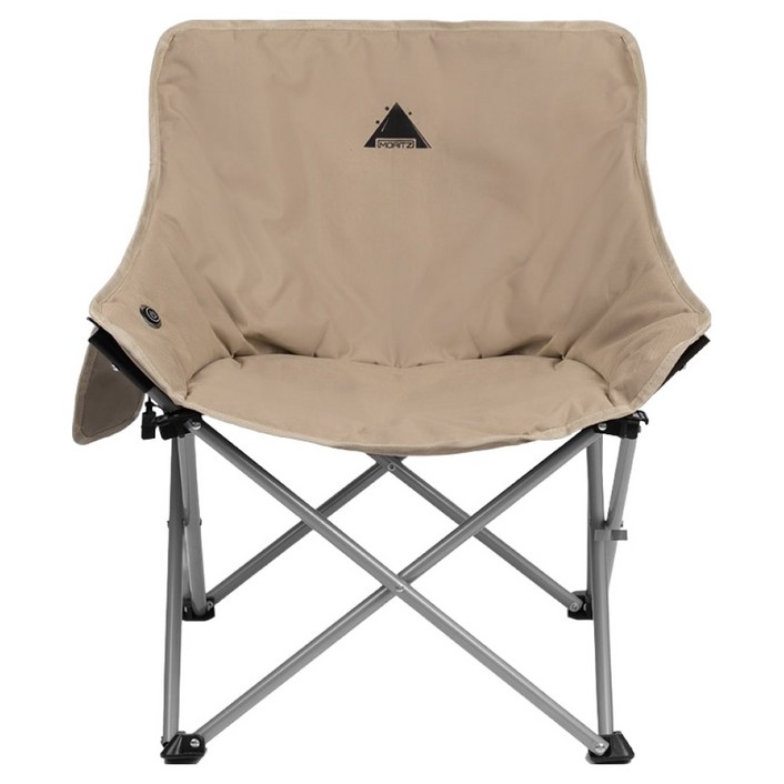 모리츠 접이식 방한 열선 캠핑 낚시의자 56 x 44 x 66 cm, 베이지, 1개
