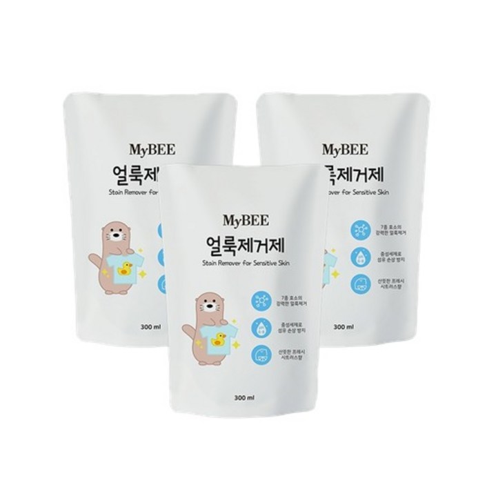 마이비 자연품은 유아 얼룩제거제 리필 300ml