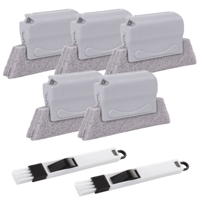 테일스타 완벽한 창문 틈새청소 창틀 청소 틈새 브러쉬 솔 세트