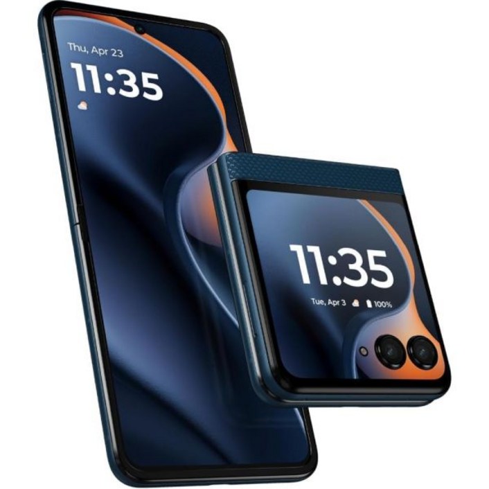 모토로라 레이저 2025  언락 미국용 8256GB 50MP 카메라 팬톤 지브롤터 바다 재생품