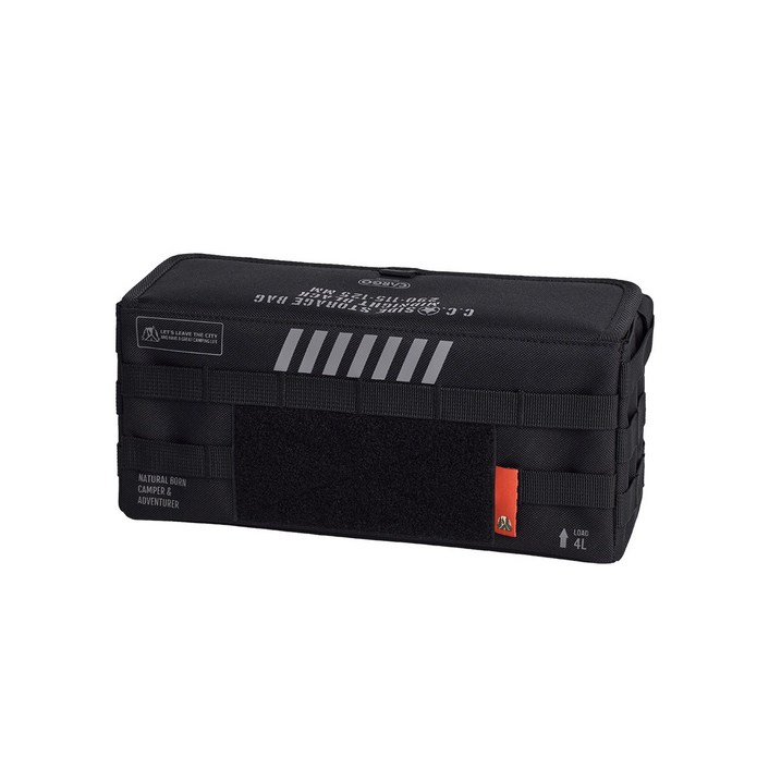 카고컨테이너 캠핑수납가방 다용도 가방 스토리지백 랜턴 보조 가방, 블랙, 1개