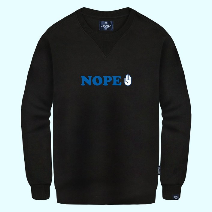 클로니아 NOPE 맨투맨 티셔츠 TL085