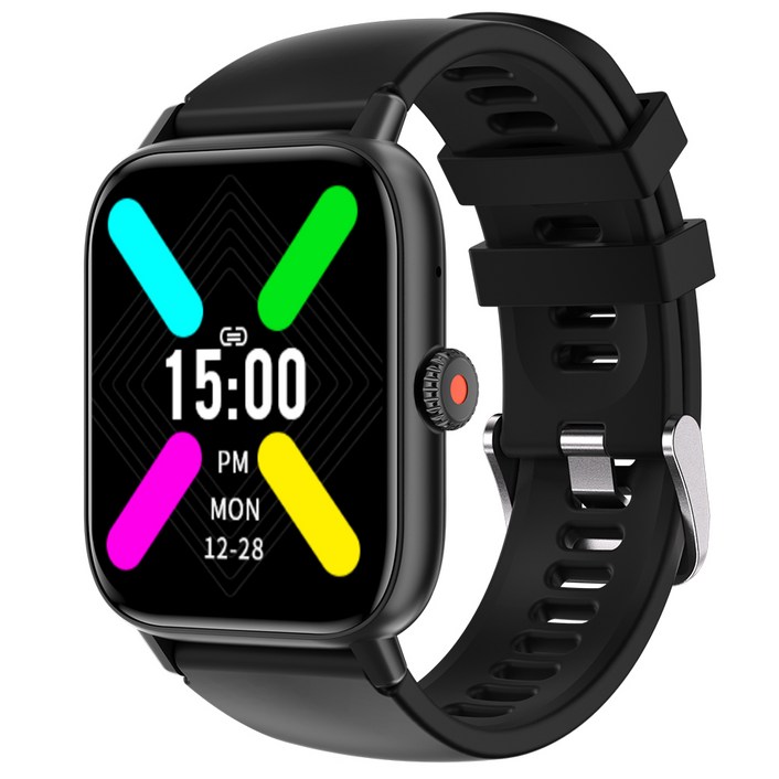 WAPiK 블루투스 스마트워치 Z8 1.91인치 한글판 학생 여성시계, GPS  블루투스, 4.8cm, 블랙