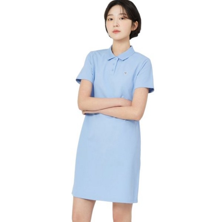게스 GUESS 2color 여성 피케 카라 원피스 OP2KE701 456293
