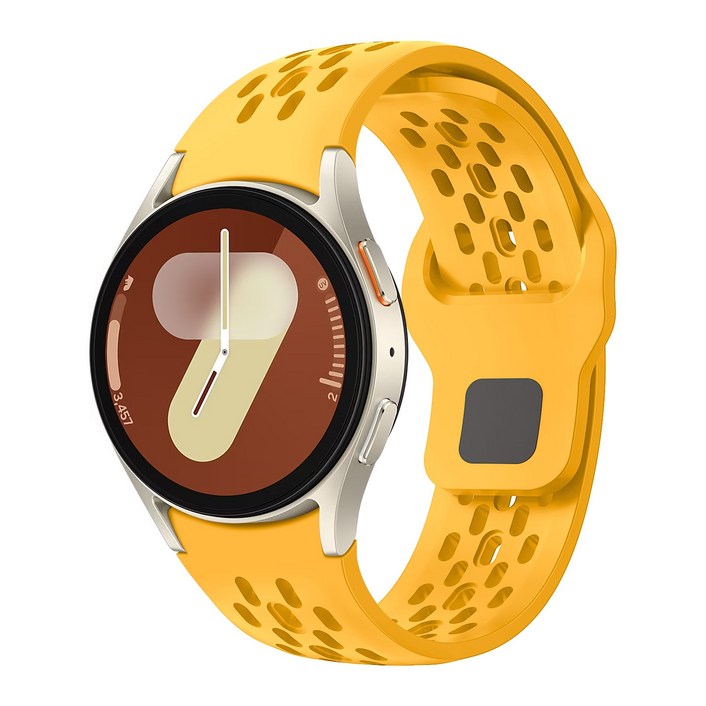 Fegwilde 갤럭시워치 실리콘 스트랩 타공 디버클 밴드 여름 스포츠 스트랩 워치766클래식55골프4클래식 호환 40mm 44mm 45mm 43mm 47mm