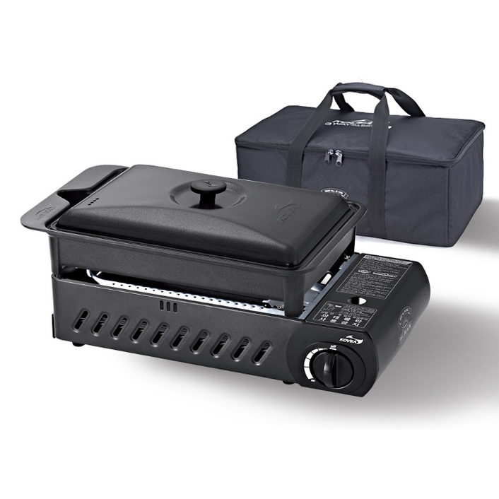 코베아 3웨이 올인원 구이바다 가스버너 L M 풀세트 캠핑 휴대용 가정용 가방 포함 3WAY 버너