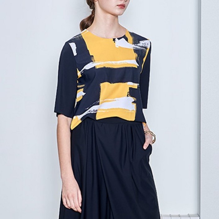 [최초가 113000원] S/S 프린트 티_빅브러쉬 (ADSDTF07)_YL